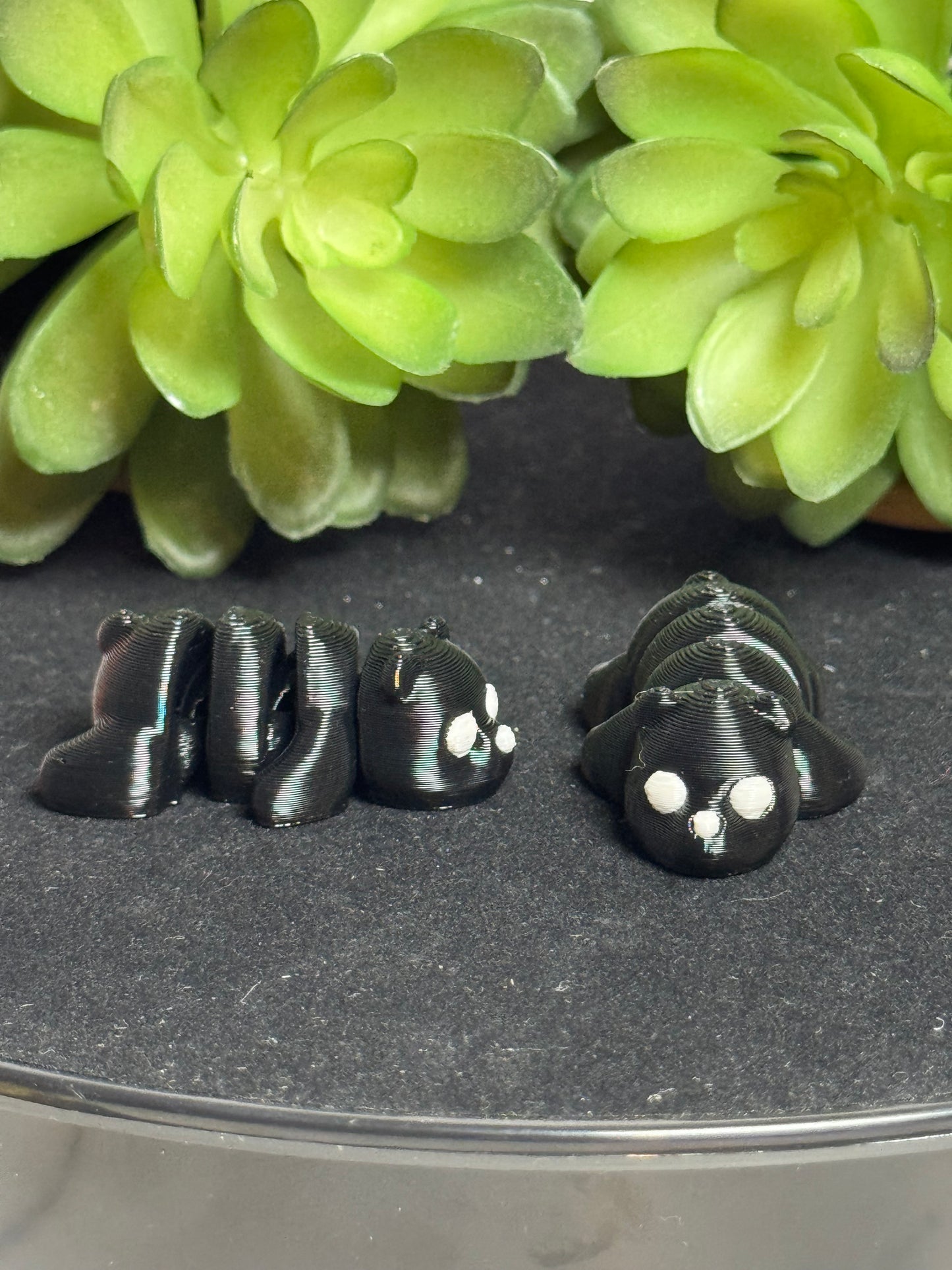 Bear (Black) • Mini 3D Printed Articulated Animal • Flexi Animals
