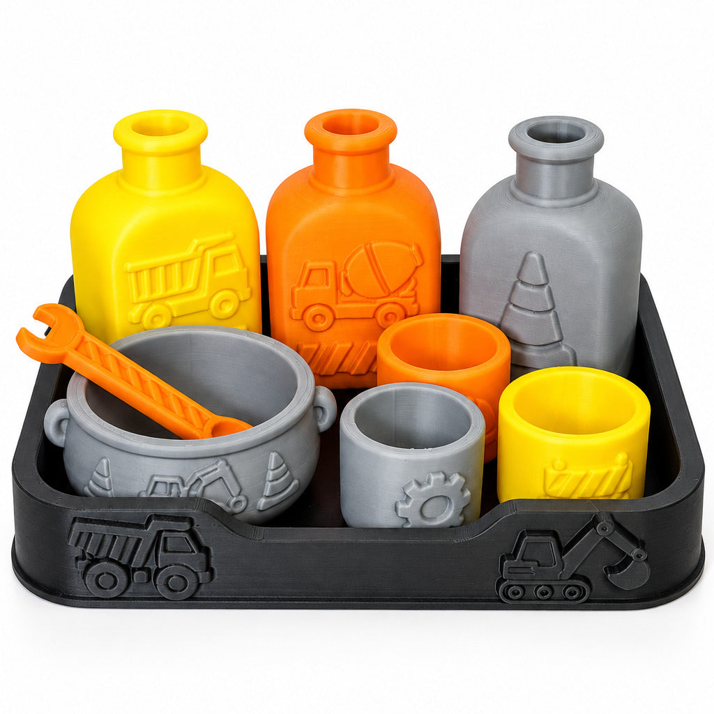 Construction Potion Set • Sensory Set • Potion Bottle Set • Imaginary Play