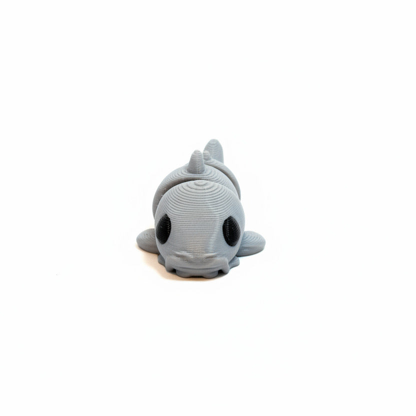 Catfish (Grey) • Mini 3D Printed Articulated Animal • Flexi Animals • Pocket Pets • Pocket Pals • Desk Pets [#93]*