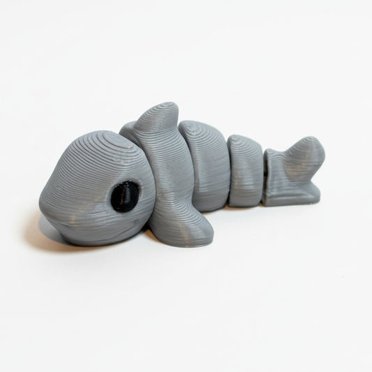 Shark • Mini 3D Printed Articulated Animal • Flexi Animals