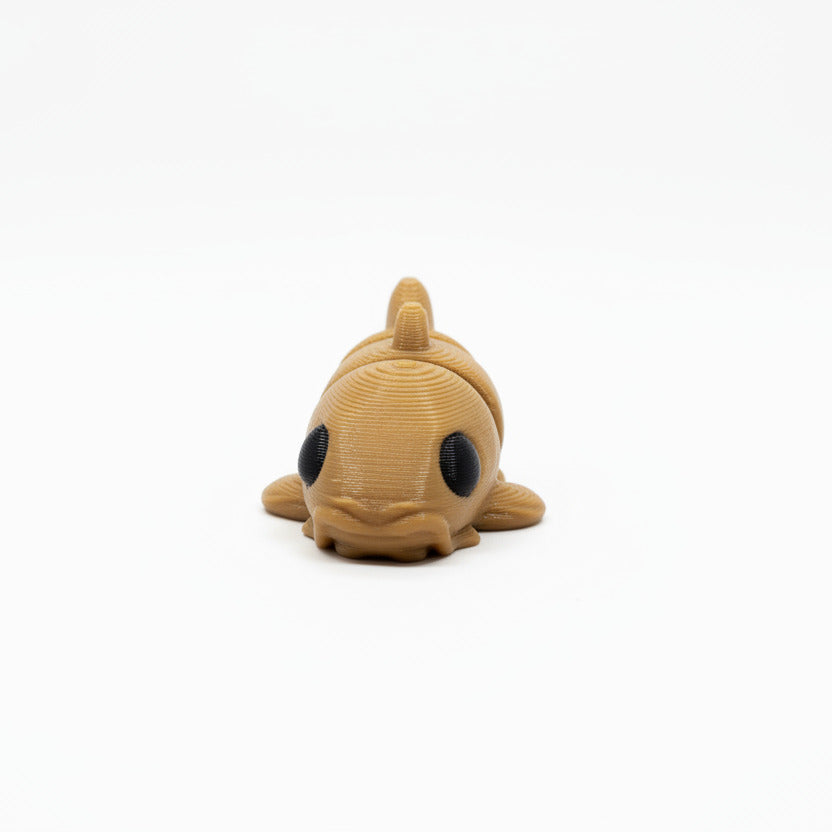 Catfish (Light Brown) • Mini 3D Printed Articulated Animal • Flexi Animals • Pocket Pets • Pocket Pals • Desk Pets [#93]*