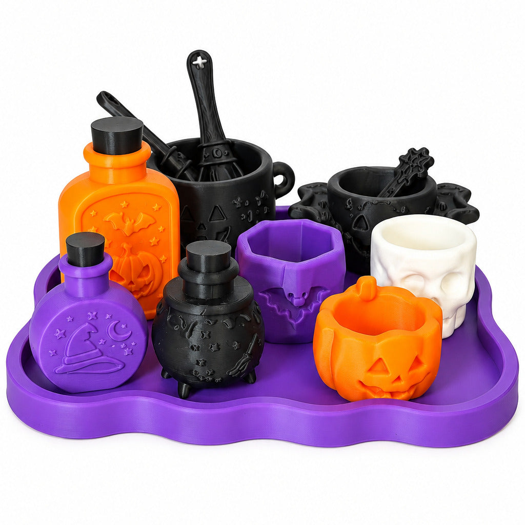 Halloween Potion Set (Set #2) • Sensory Set • Potion Bottle Set • Imaginary Play