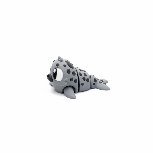 Seal (Spots) • Mini 3D Printed Articulated Animal • Flexi Animals • Pocket Pets • Pocket Pals • Desk Pets