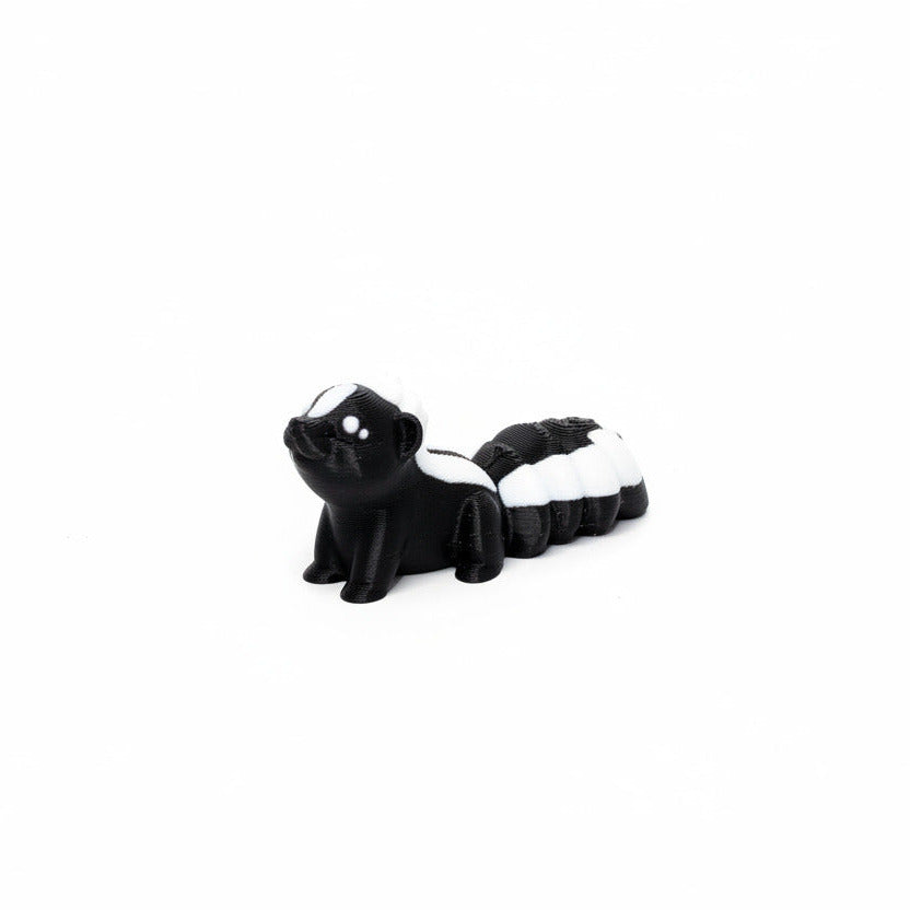 Skunk • Mini 3D Printed Articulated Animal • Flexi Animals • Pocket Pets • Pocket Pals • Desk Pets