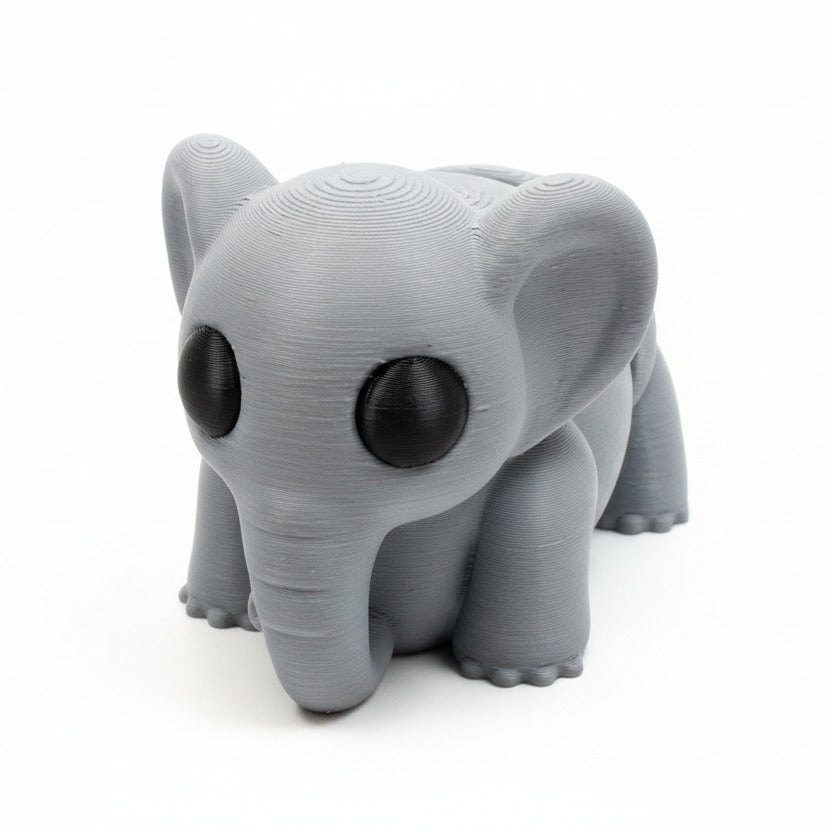 Elephant • Articulated *Larger* Animals • 3D Printed Articulated Animal • Flexi Animals • Pocket Pets • Pocket Pals • Desk Pets [#89]
