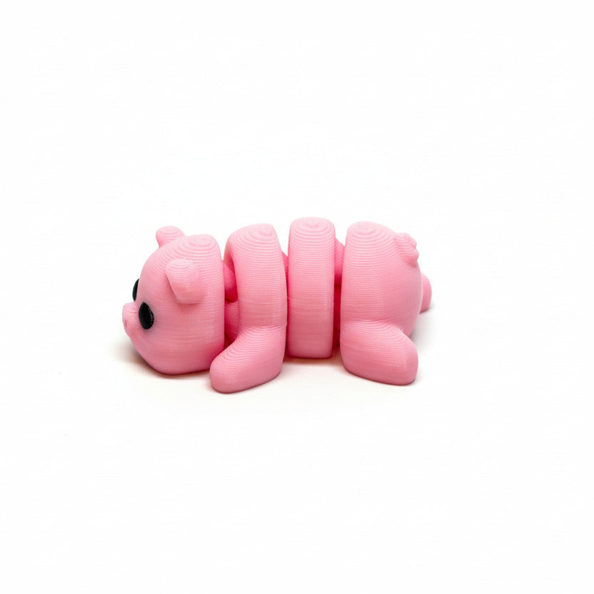 Pig • Mini 3D Printed Articulated Animal • Flexi Animals • Pocket Pets • Pocket Pals • Desk Pets [#48]*