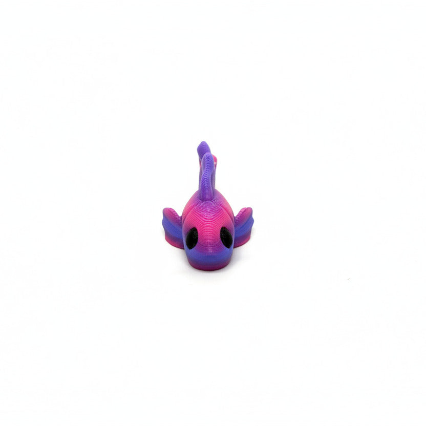 Betta Fish (Berry) • Mini 3D Printed Articulated Animal • Flexi Animals • Pocket Pets • Pocket Pals • Desk Pets