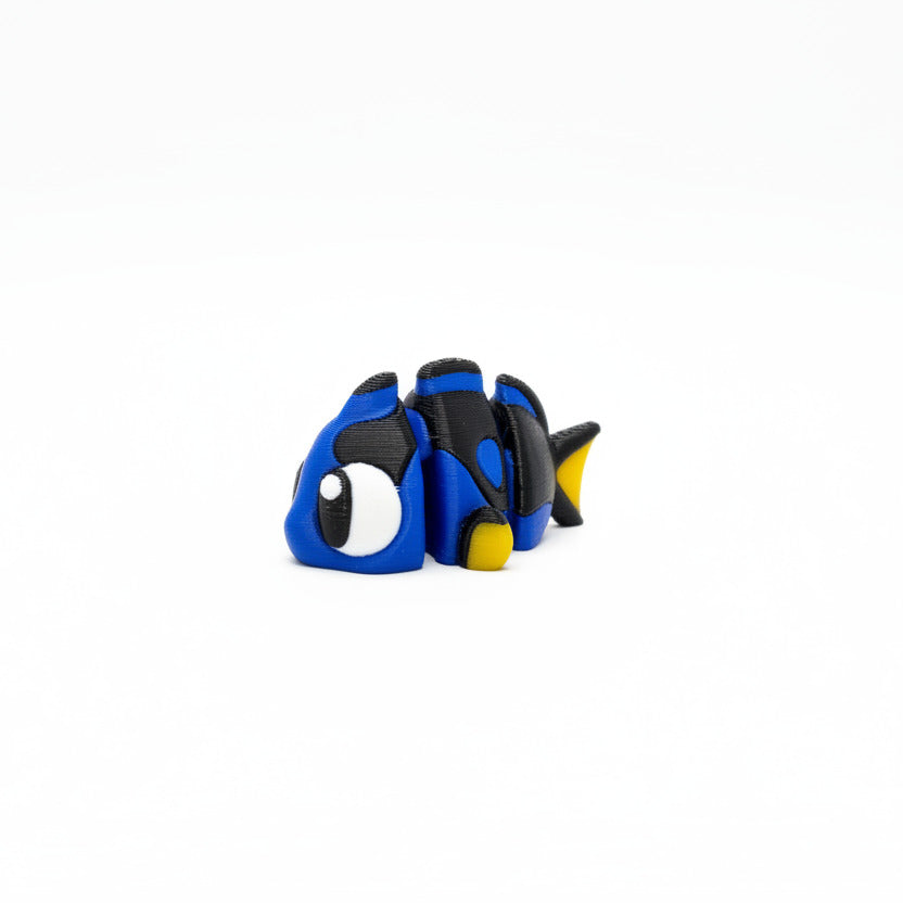 Surgeon Fish • Mini 3D Printed Articulated Animal • Flexi Animals • Pocket Pets • Pocket Pals • Desk Pets