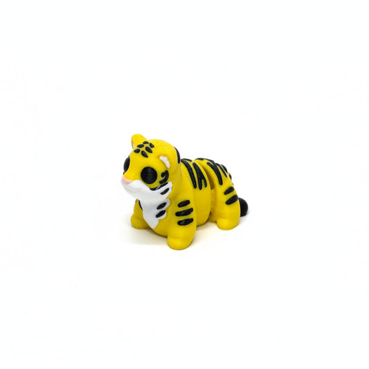 Tiger • Mini 3D Printed Articulated Animal • Flexi Animals • Pocket Pets • Pocket Pals • Desk Pets [2025]