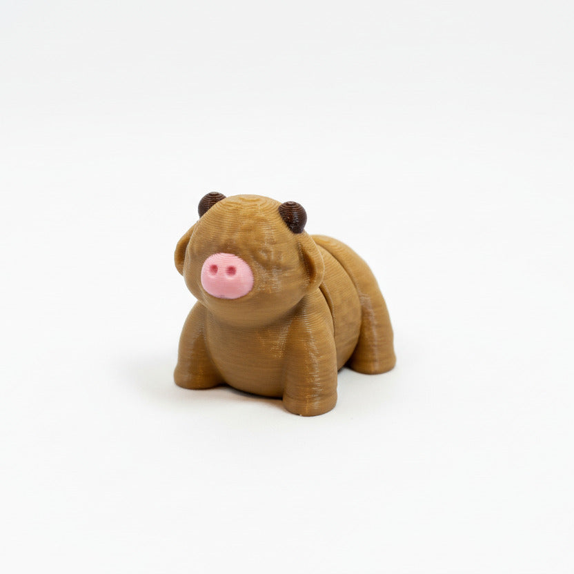 Highland Cow • Mini 3D Printed Articulated Animal • Flexi Animals • Pocket Pets • Pocket Pals • Desk Pets [2025]*