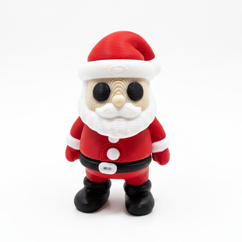 Santa Claus • Mini 3D Printed Articulated Animal • Flexi Animals • Christmas • Pocket Pets • Pocket Pals • Desk Pets [2025]