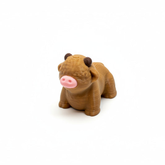 Highland Cow • Mini 3D Printed Articulated Animal • Flexi Animals • Pocket Pets • Pocket Pals • Desk Pets [2025]*