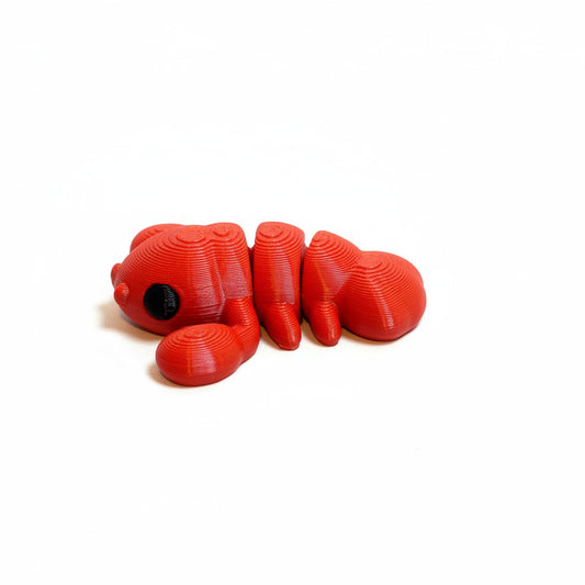 Lobster (Red) • Mini 3D Printed Articulated Animal • Flexi Animals • Pocket Pets • Pocket Pals • Desk Pets [2025]