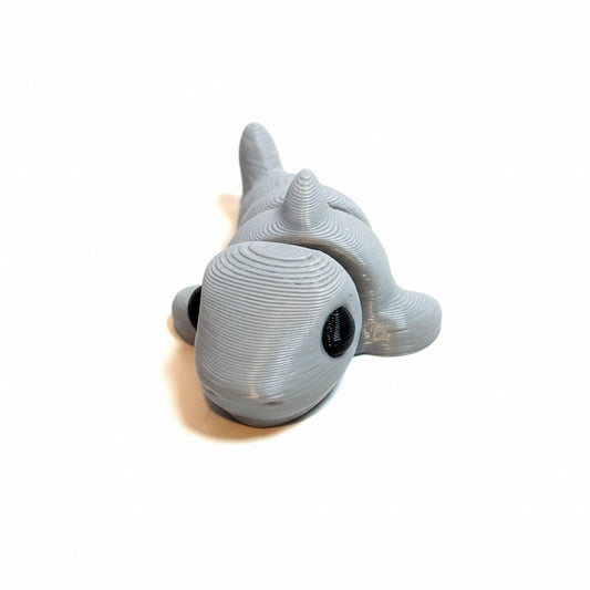 Shark • Mini 3D Printed Articulated Animal • Flexi Animals