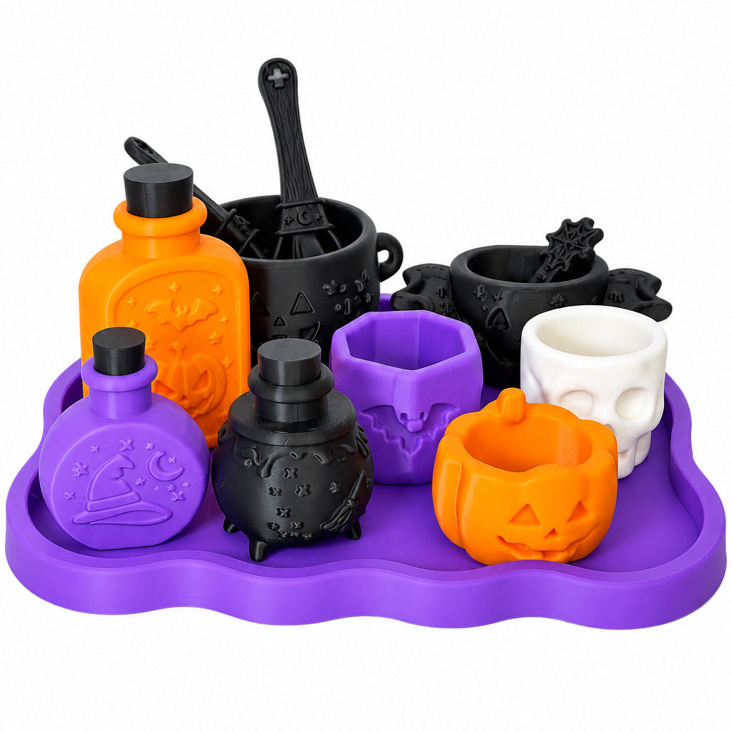 Halloween Potion Set (Set #2) • Sensory Set • Potion Bottle Set • Imaginary Play