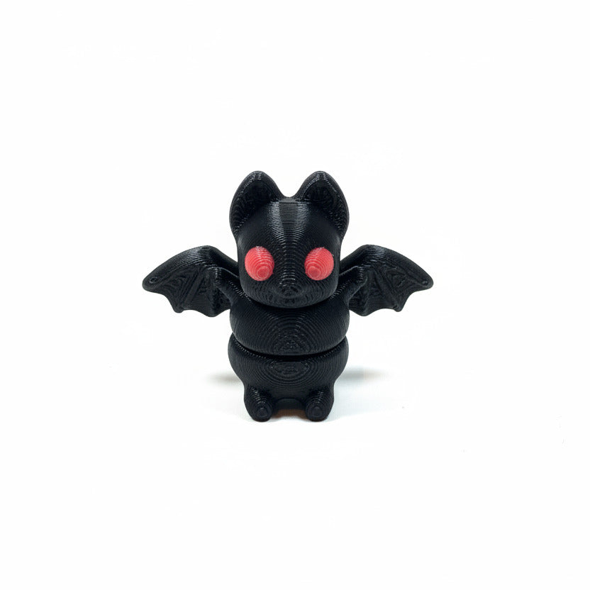 Bat • Mini 3D Printed Articulated Animal • Flexi Animals • Pocket Pets • Pocket Pals • Desk Pets [#60]
