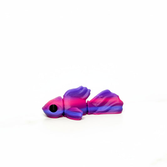 Betta Fish (Berry) • Mini 3D Printed Articulated Animal • Flexi Animals • Pocket Pets • Pocket Pals • Desk Pets