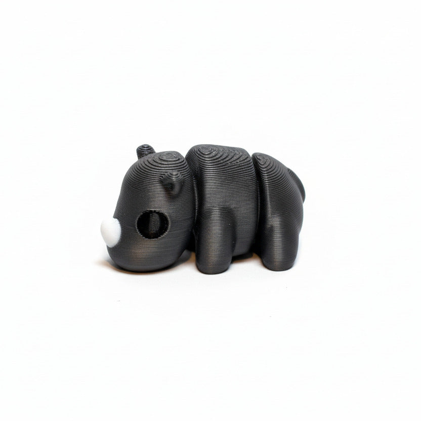 Rhinoceros • Mini 3D Printed Articulated Animal • Flexi Animals • Pocket Pets • Pocket Pals • Desk Pets [2025]