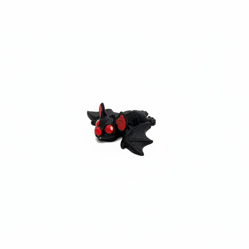 Vampire Bat • Halloween • Mini 3D Printed Articulated Animal • Flexi Animals • Pocket Pets • Pocket Pals • Desk Pets*