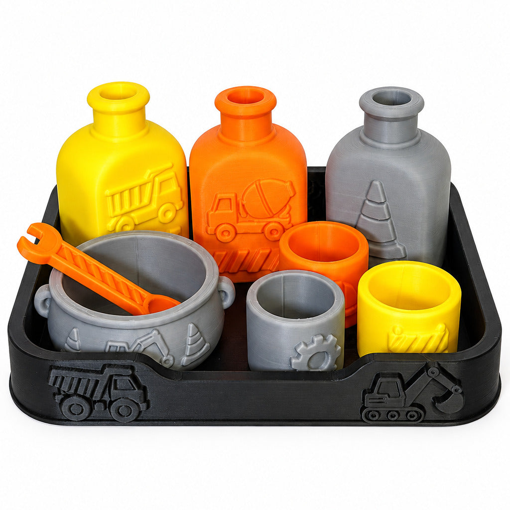 Construction Potion Set • Sensory Set • Potion Bottle Set • Imaginary Play