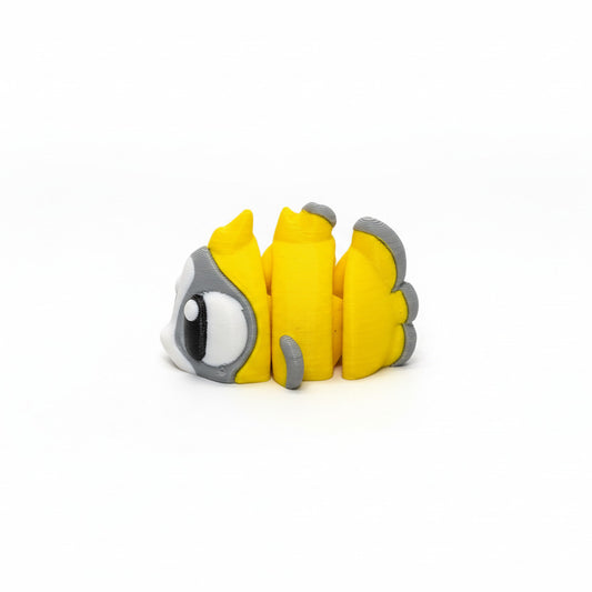 Butterfly Fish • Mini 3D Printed Articulated Animal • Flexi Animals • Pocket Pets • Pocket Pals • Desk Pets