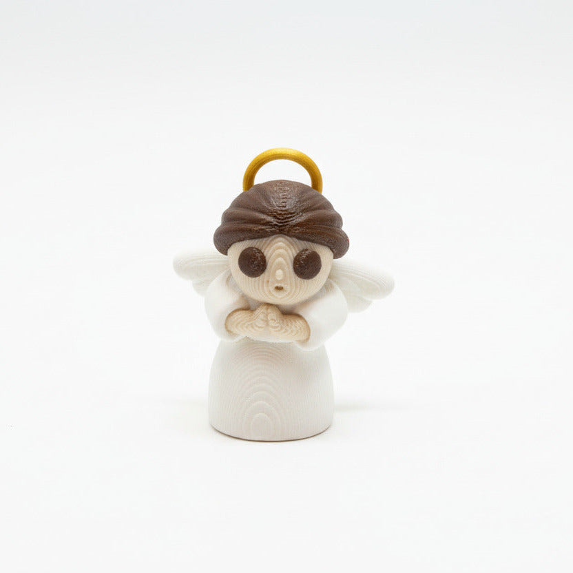 Angel (Brown Hair) • Mini 3D Printed Articulated Animal • Flexi Animals • Christmas • Pocket Pets • Pocket Pals • Desk Pets [#103]*