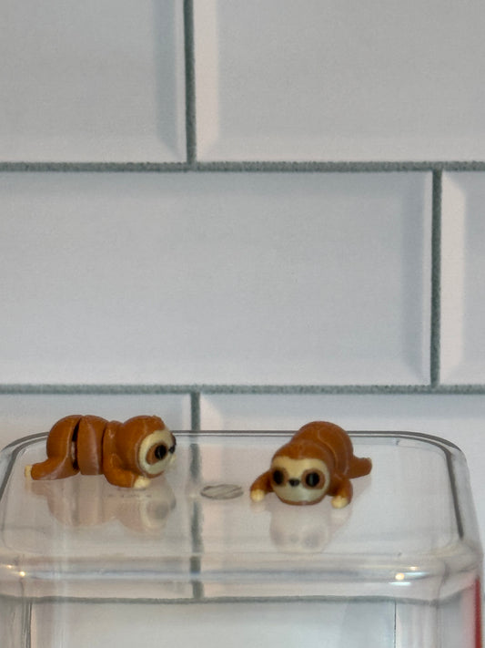 Sloth • Mini 3D Printed Articulated Animal • Flexi Animals
