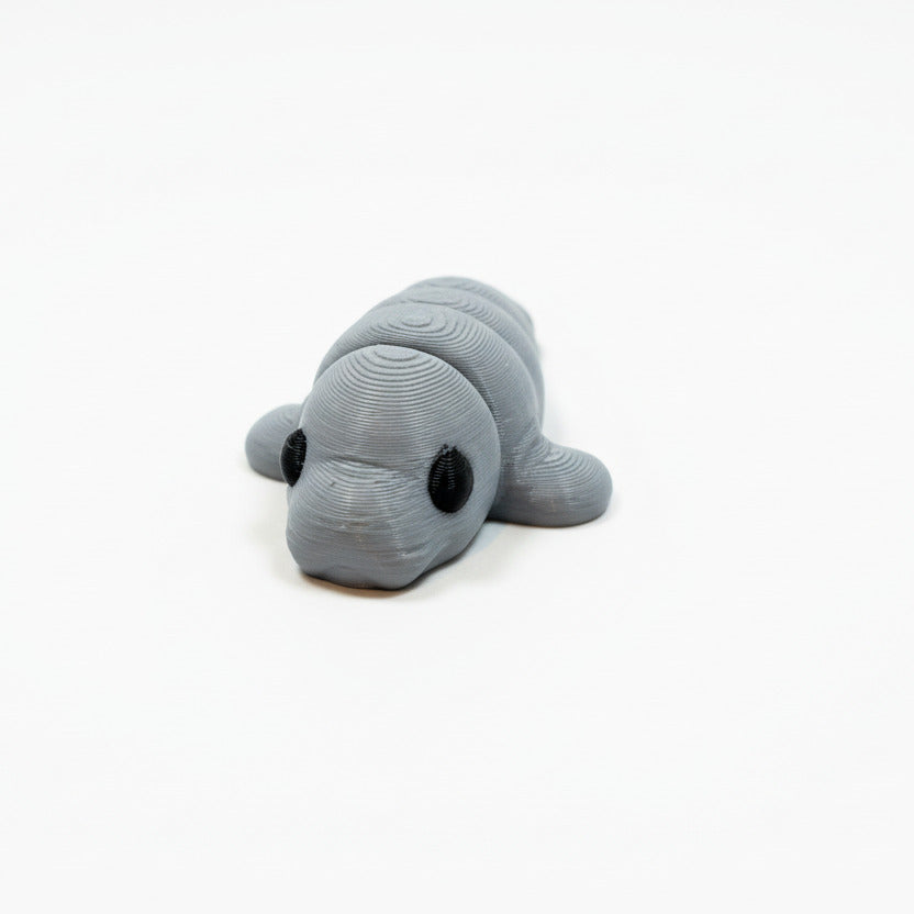 Manatee • Mini 3D Printed Articulated Animal • Flexi Animals • Pocket Pets • Pocket Pals • Desk Pets [#34]