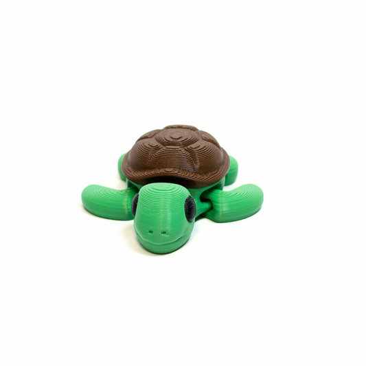 Turtle • Mini 3D Printed Articulated Animal • Flexi Animals [#64]