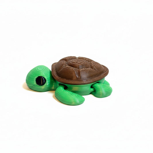 Turtle • Mini 3D Printed Articulated Animal • Flexi Animals [#64]