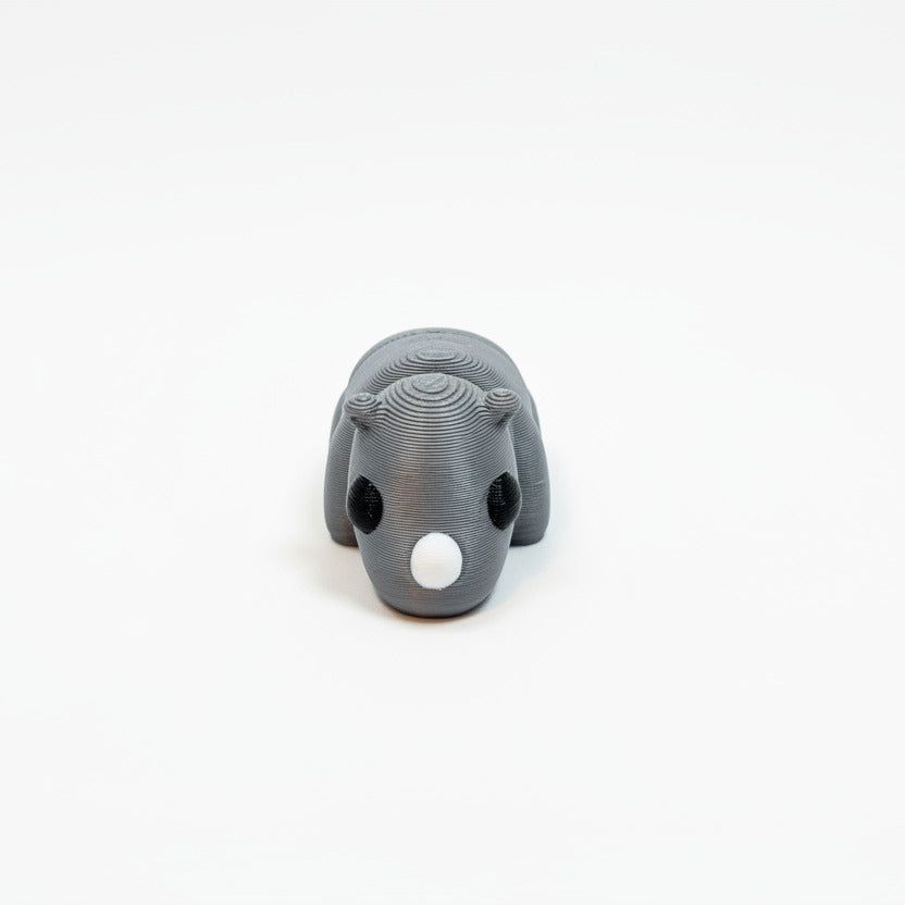 Rhinoceros • Mini 3D Printed Articulated Animal • Flexi Animals • Pocket Pets • Pocket Pals • Desk Pets [2025]