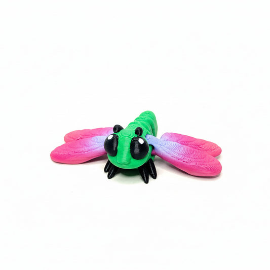 Dragonfly • Insect • Bug • Mini 3D Printed Articulated Animal • Flexi Animals • Pocket Pets • Pocket Pals • Desk Pets*