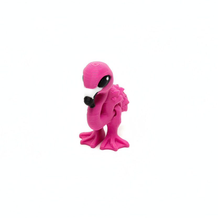 Flamingo • Mini 3D Printed Articulated Animal • Flexi Animals • Pocket Pets • Pocket Pals • Desk Pets*