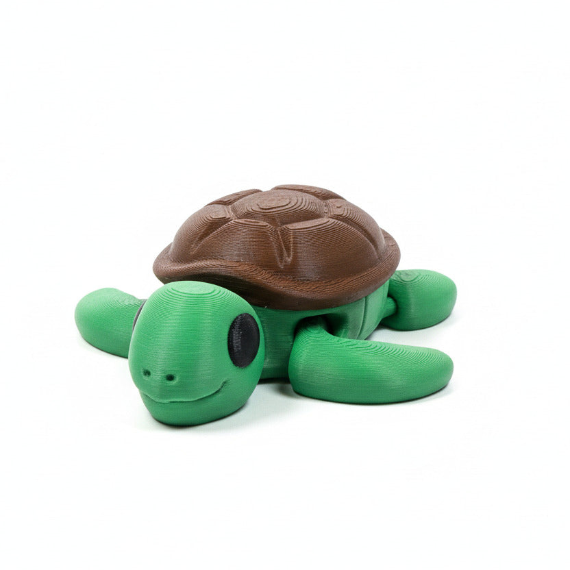 Turtle • Articulated *Larger* Animals • 3D Printed Articulated Animal • Flexi Animals • Pocket Pets • Pocket Pals • Desk Pets [#64]