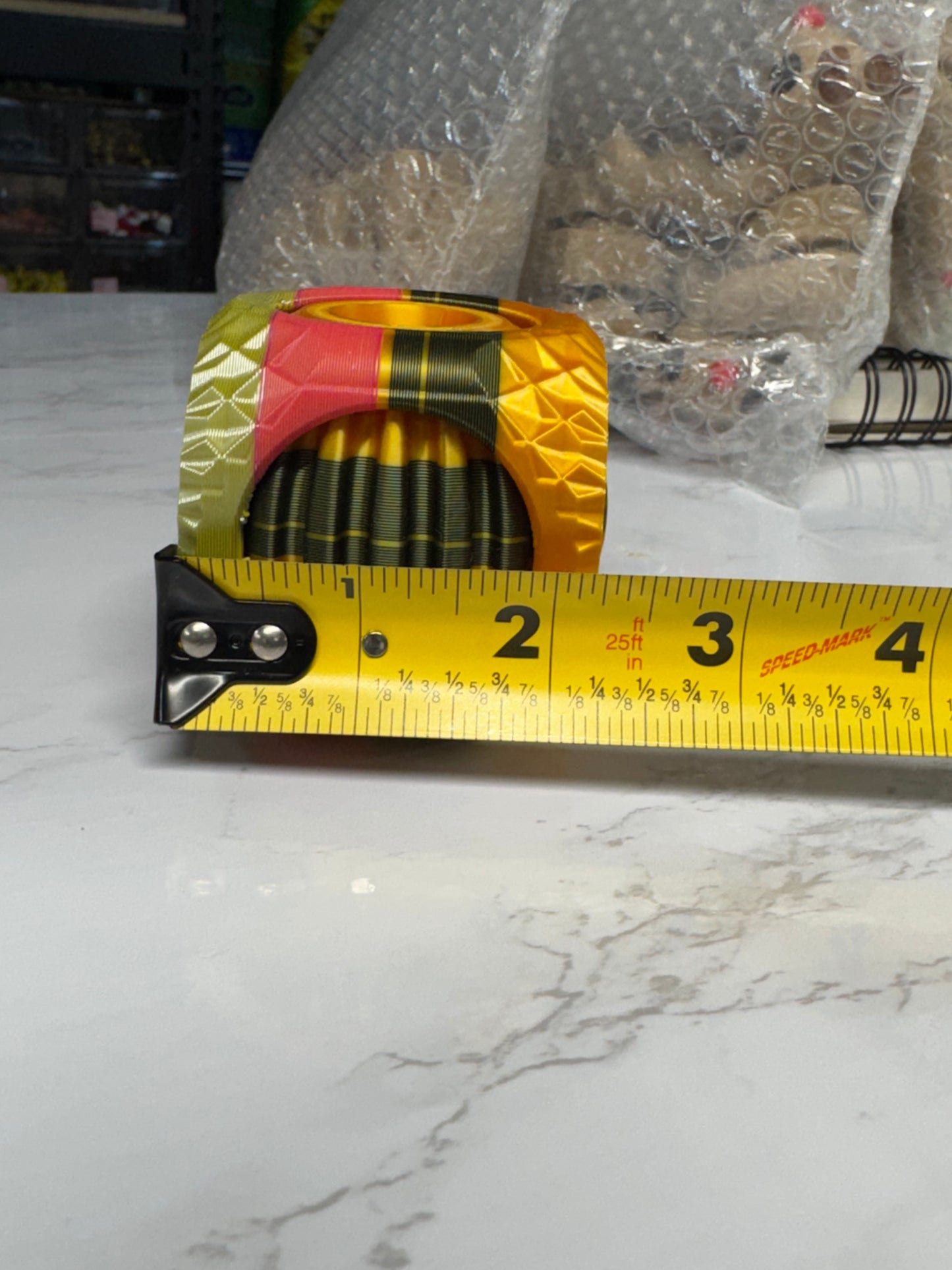 Mystery Color 3D-Printed Spinning Flushing Fidget - COLORS ARE AT RANDOM