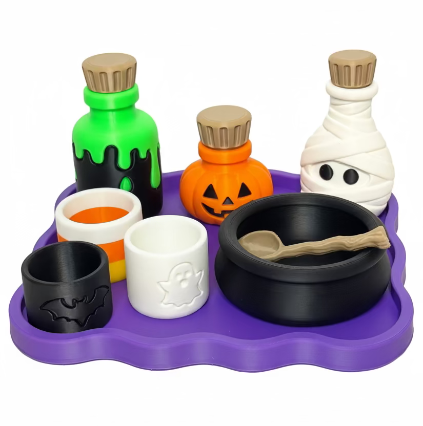 Halloween (Set #1) - Sensory Set - Potion Bottle Set